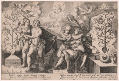 Allegória a jó és a romlott fáról alkotó: Gillis van Breen