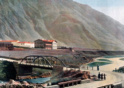 Állomás Larsban a Georgian Military Roadon, 1890. alkotó: Gillot