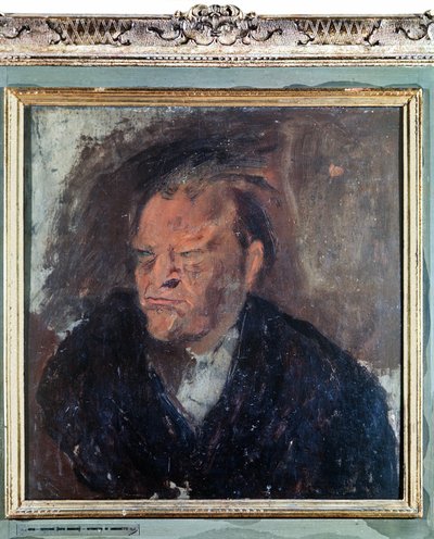 Giuseppe Ungaretti (1888-1970) olasz költő portréja. Gino Bonichi Scipio című festménye (1904-1933) alkotó: Gino (1904-33) Bonichi