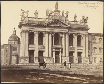 [A San Giovanni in Laterano bazilika homlokzata, Róma] alkotó: Gioacchino Altobelli