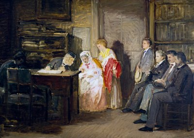 A polgári állam, Gioacchino Toma (1836-1893), festmény. alkotó: Gioacchino Toma