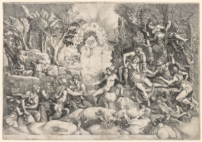 Prokrisz halála c. 1540. alkotó: Giorgio Ghisi