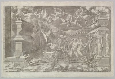 Ezékiel látomása, 1554. alkotó: Giorgio Ghisi