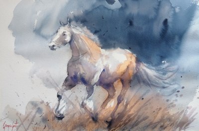 Energetic Horse Kék alkotó: Giorgio Gosti