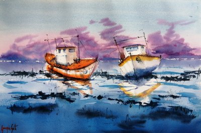 A Low Tide Boats gondolatai alkotó: Giorgio Gosti