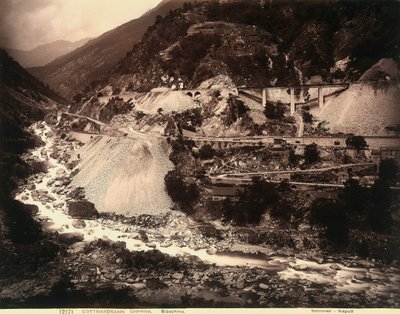 A San Gottardo vasútvonal Giornico és Biasca közötti szakasza alkotó: Giorgio Sommer