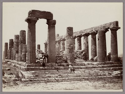 Agrigento: Juno Lacinia temploma, Girgenti, 1347. sz. alkotó: Giorgio Sommer