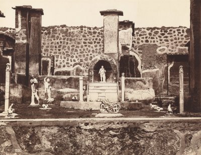 Marco Lucretius háza, Pompei Marco Lucretius háza, Pompei, 1870 körül. alkotó: Giorgio Sommer