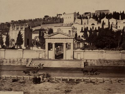 Nápoly. Camposanto [temető] alkotó: Giorgio Sommer