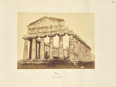 Paestum. Ceres temploma alkotó: Giorgio Sommer