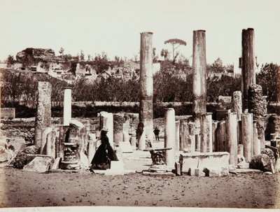 Serapis temploma Pozzuoliban, Nápolyban alkotó: Giorgio Sommer