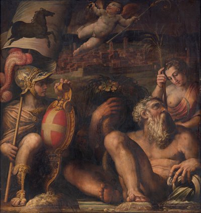 Arezzo allegóriája, 1563-1565 alkotó: Giorgio Vasari