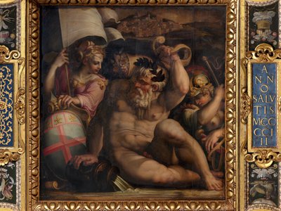 Romagna allegóriája alkotó: Giorgio Vasari
