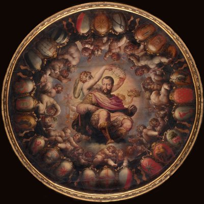 Cosimo I de Medici apoteózisa, 1563-1565 alkotó: Giorgio Vasari