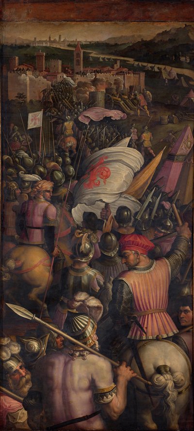 Cascina elfoglalása, 1563-1565 alkotó: Giorgio Vasari