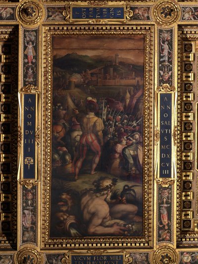 Vicopisano elfoglalása alkotó: Giorgio Vasari