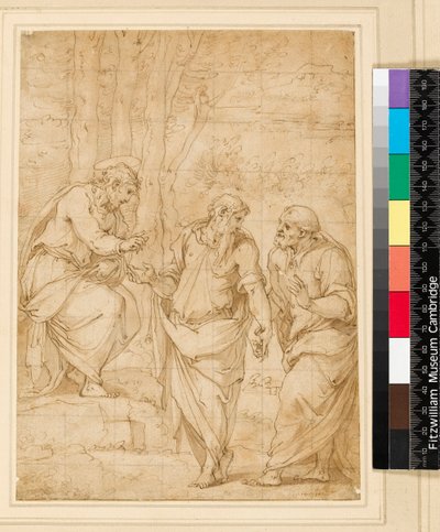 Krisztus Pétert nevezte meg utódjának, 1500-1599 alkotó: Giorgio Vasari