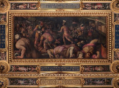 Radagasio veresége Fiesole alatt alkotó: Giorgio Vasari