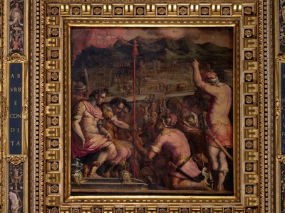 Florentia római település alapítása alkotó: Giorgio Vasari