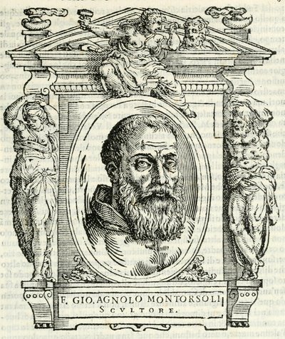 Giovanni Angelo Montorsoli portréja, Vasari 1568 alkotó: Giorgio Vasari