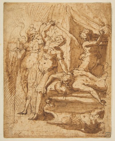 Judith enthauptet Holofernes alkotó: Giorgio Vasari