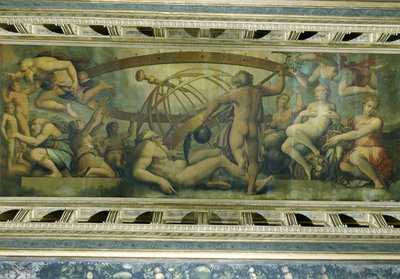 Az Uránusz megcsonkítása a Szaturnusz által alkotó: Giorgio Vasari