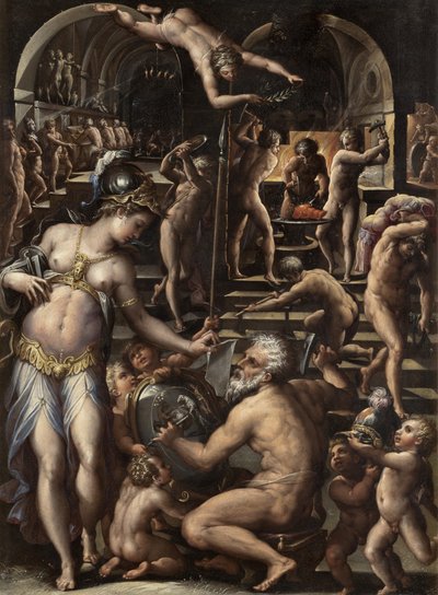 A vulkán kemencéje, 1563-1565 alkotó: Giorgio Vasari