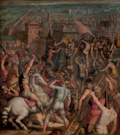 Milánó bevétele, 1555-1562 alkotó: Giorgio Vasari