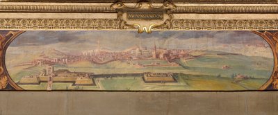 Siena látképe, 1557-1558 alkotó: Giorgio Vasari