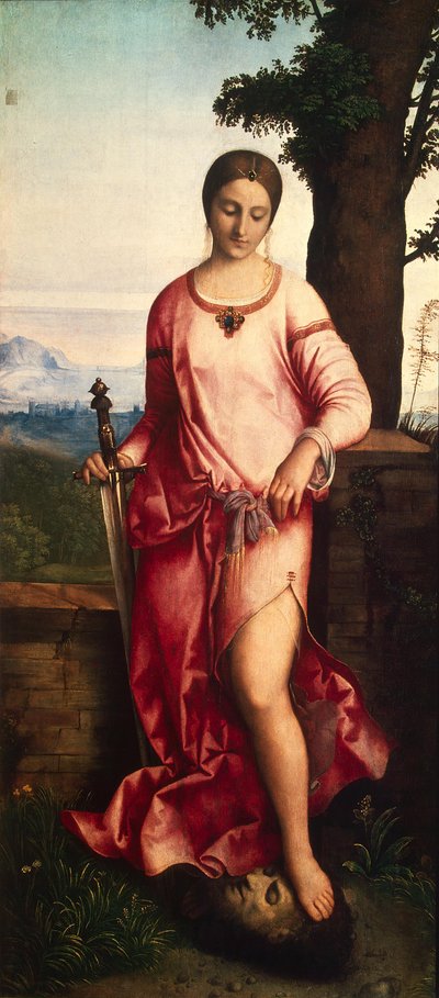 Judit Holophernész fejével alkotó: Giorgione