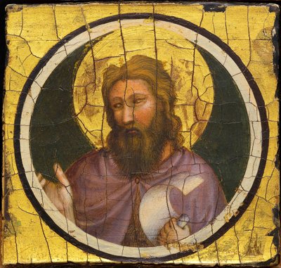 Keresztelő Szent János, Giotto di Bondone (1266-1377). Tempera a panelen, kb 1320, Ente Cassa di Risparmio, Firenze alkotó: Giotto (c.1266 1337)