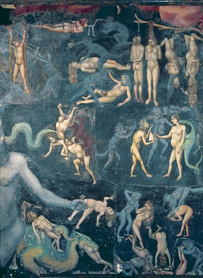 Az utolsó ítélet, 1305 körül (freskó) (65227 részlet) alkotó: Giotto (c.1266 1337)