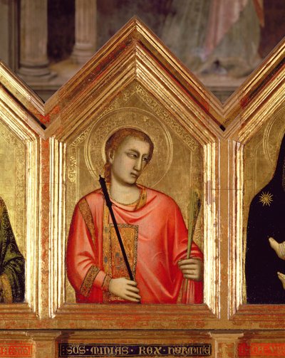 Szent a Szent Reparata poliptichon részlete 66557 tábla lásd még 66558-66568 alkotó: Giotto di Bondone