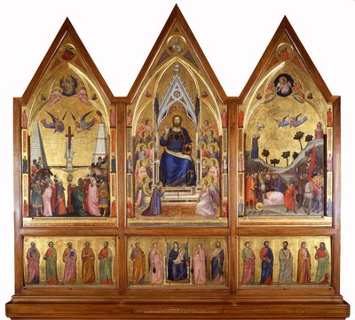 Stefaneschi-triptichon, 1320 körül (tempera a panelen) alkotó: Giotto di Bondone