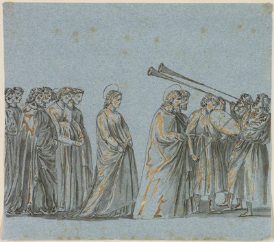 Mária és József esküvői körmenete alkotó: Giotto di Bondone