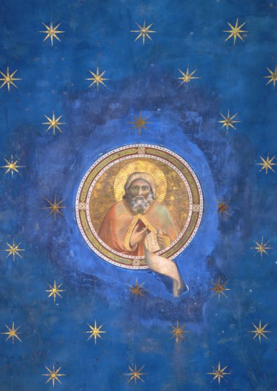 Baruch, a mennyezeti boltozatból, 1305 körül alkotó: Giotto di Bondone