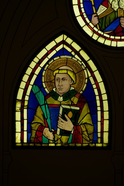 Diakónus (festett üveg) alkotó: Giotto di Bondone