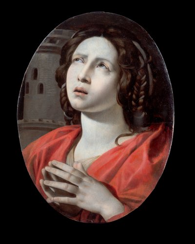 Saint Barbara alkotó: Giovanni-Battista Caracciolo