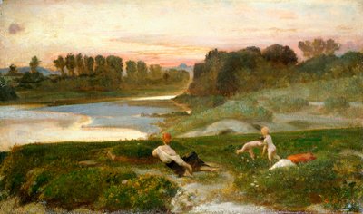 Este a farmon, Giovanni, Nino Costa (1826-1903) néven ismert. alkotó: Giovanni Costa