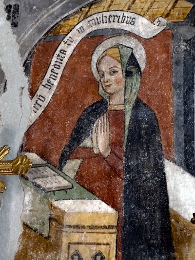 Az Annonciade-kápolna freskói, 1470 körül (freskó) alkotó: Giovanni (attr. to) Baleison
