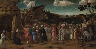 A királyok imádása, 1475-80 körül (olaj, vászon) alkotó: Giovanni (workshop of) Bellini