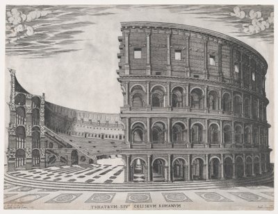 A római nagyszerűség tükre: A Colosseum, 1581., 1581. alkotó: Giovanni Ambrogio Brambilla