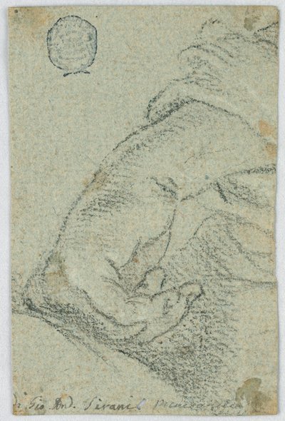 Rajz, tanulmány: 1650 körül. alkotó: Giovanni Andrea Sirani