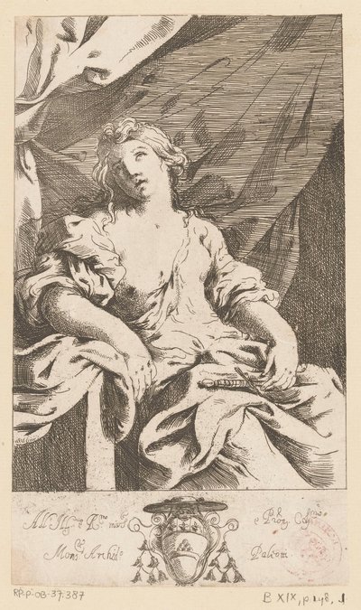 Lucretia alkotó: Giovanni Andrea Sirani