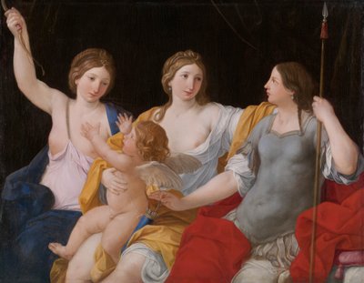 Vénusz, Juno és Minerva Ámorral alkotó: Giovanni Andrea Sirani
