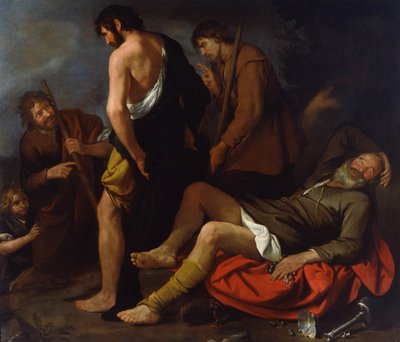 Noé részegsége, 1630-1640 alkotó: Giovanni Andrea de Ferrari