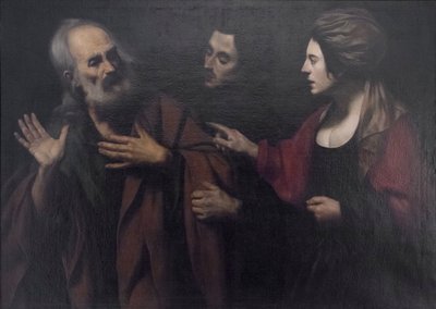Szent Péter tagadása alkotó: Giovanni Antonio Galli