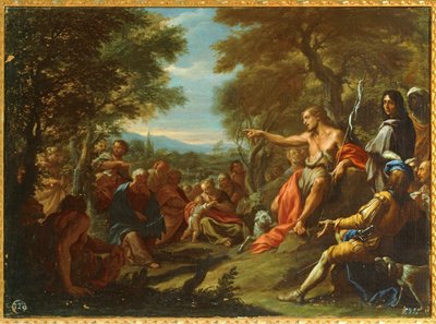 Szent János prédikál (festmény) alkotó: Giovanni Antonio Bazzi Sodoma