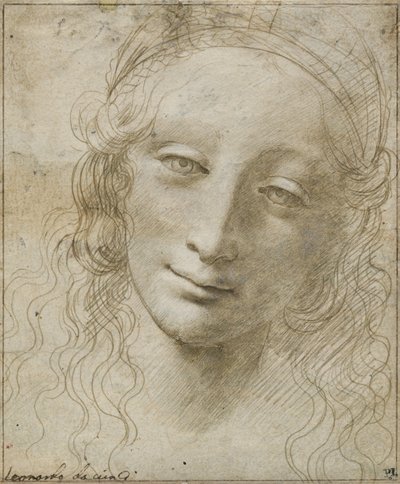 Egy nő feje alkotó: Giovanni Antonio Boltraffio