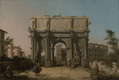 Konstantin diadalíve a Colosseummal, 1742-5 alkotó: Giovanni Antonio Canal